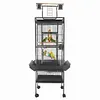 [US Local Warehouse] 60 Inch Large Bird Cage with Play Top and Rolling Stand Metal Parakeet Cage