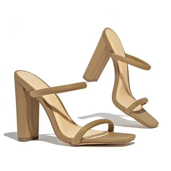 Summer High Heel Strap Sandals