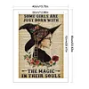 Witch Books-11CT Stamped Cross Stitch 40*60cm/15.75*23.62in(Big Size)