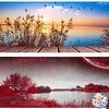 2Pack Landscape- AB Drills Full Round Diamond Painting(85x45cm)