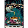Halloween Teacup-11CT Stamped Cross Stitch 50*70cm/19.69*27.56in(Big Size)
