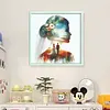 Silhouette Wedding Girl - 11CT Stamped Cross Stitch - 40*40cm