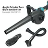 Angle Grinder Converted Into Blower Vacuum Cleaner for Household Cleaning Tools