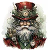 (US Local)Paint By Numbers Kit On Canvas DIY Oil Art Santa Claus Picture Home Decor40x40cm