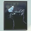 Cat - 9CT Full Beaded Cross Stitch Kit(40x52cm)