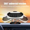 Car Heater 12/24V 120W Portable Electric Heating Fan Defogger Defroster Demister
