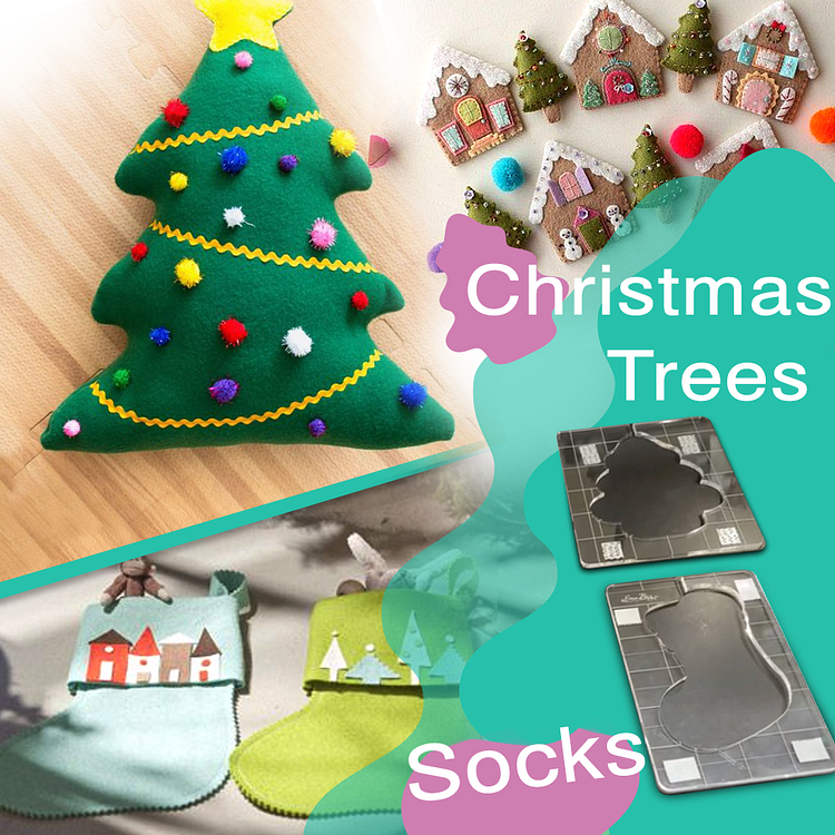 Christmas Quilting Templates 6PCS