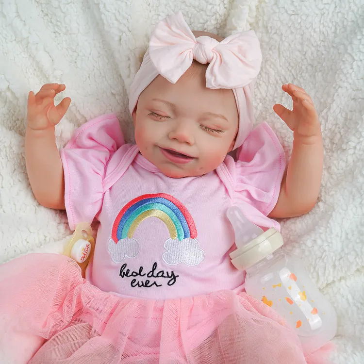 Babeside Sleeping Reborn Baby Olivia 20'' Little Infant Girl Best Gift for Kids