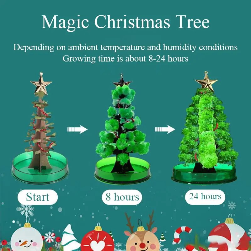 2pcs   trees diy snowflake crystal growth   desktop decor holiday gifts details 2
