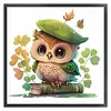 Owl - 18CT Stamped Cross Stitch 20*20cm/7.87*7.87in