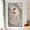 Diamond Painting-DIY Crystal Rhinestone White Dress Fairy(40x70cm)