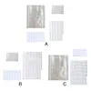 Diamond Painting Storage Book Clear Loose Leaf Self Sealing Plastic Bags