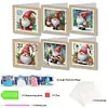 6Pcs Diamond Painting Gnome Greeting Cards Christmas Cards