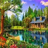 Countryside-Partial Round Diamond Painting