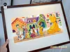 Decorative Paint of Memory Scene in TV Season 1 Chapter 6 - Digimon Decorative Painting - Mystical Art Studios