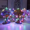>SALE<4 PCS Diamond Art Table Decor Mushroom with Lights (Mushroom #3)