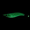 Luminous Fishing Lure 90mm 7g Squid Jigs Fishing Bait Prawn Hook Artificial Bait