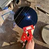 Clip-On Universal Round Shading Cover Adjustable Angle for Welding Torch(Red)