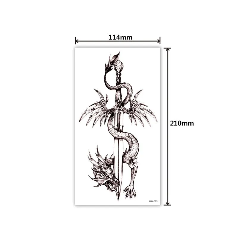Full Arm Tattoo Sticker Creative Personality Small Full Arm Temporary Tattoo Original Waterproof Sweat Lasting Tattoo Sticker