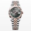 Rolex DateJust m126231-0029 wimbledon two tone 36mm Rose gold on Jubilee Super clone