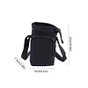 Crossbody Water Bottle Bag Adjustable Strap with Front Pocket for Hiking Camping