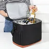 Insulated Lunch Bag Large Capacity Hand-Held Cooler Box Waterproof Picnic Bag