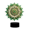 DIY 5D Diamond Painting Acrylic Mandala  Night Light Lamp Home Decoration Ornament Gift Kit