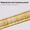 >SALE<3D Foam Self-adhesive Waist Corner Line DIY Wall Edge Strip Skirt (Wood)