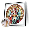 【Limited Stock Sale】Jesus Virgin Glass Painting-Paint by Numbers Acrylic Painting 40*40CM