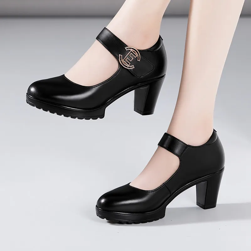 Breakj High Heel 12Cm Cheongsam Model Catwalk Shoes Women's Thick Soles Waterproof Platform Silver Round Head Stage Performance Shoes Women's Singles Shoes