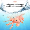 Jouet interactif &eacute;lectrique de disquette de chien de chat