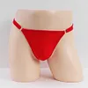 Detachable Sexy Ice Silk Stretch Sheer Low Rise Thong