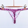 Men's Leopard Thong Underwear Bikini Low Rise Brief