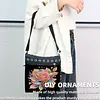 Diamond Painting Golden Rose Crossbody Bag Ethnic Style Handbag with Adjustable Strap