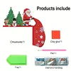 (US Local)DIY Xmas Diamond Art Door Frame Decoration Door Corner Pendants for Feiend Gifts