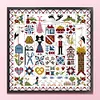 (Counted/Stamped) 14CT Repair Sewing-Cross Stitch 28*28cm/11.02*11.02in(Brand)