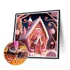 Diamond Painting-DIY Full Round Drill Candy Gingerbread House(40*40CM)