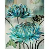 Flower-3 strands 11CT Stamped Cross Stitch-40*50CM