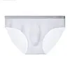 Men Seamless Underwear Ice Silk sexy see-through briefs Underwear Shorts Ultra-thin Mini Bikini