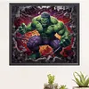 Hulk Wall Marvel-Full Round Diamond Painting 40*35CM