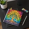 3PCS Tree Coloring Book Set Mindfulness Art Books for Adults 