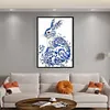 (Multi-Style) Blue And White Porcelain-11CT Stamped Cross Stitch 40*40cm/40*60cm