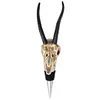 Antelope Horn Skull Wine Stopper Creative Home Decoration Red Wine Bottle Stopper Buffalo Stopper Ornaments Simulation Jagermeister