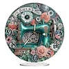 Sewing Machine Acrylic DIY Diamond Painting Clock Kit Diamond Art Clock