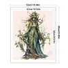 (Big Size) Witch - 11CT Stamped Cross Stitch 50*60cm/19.69*23.62in