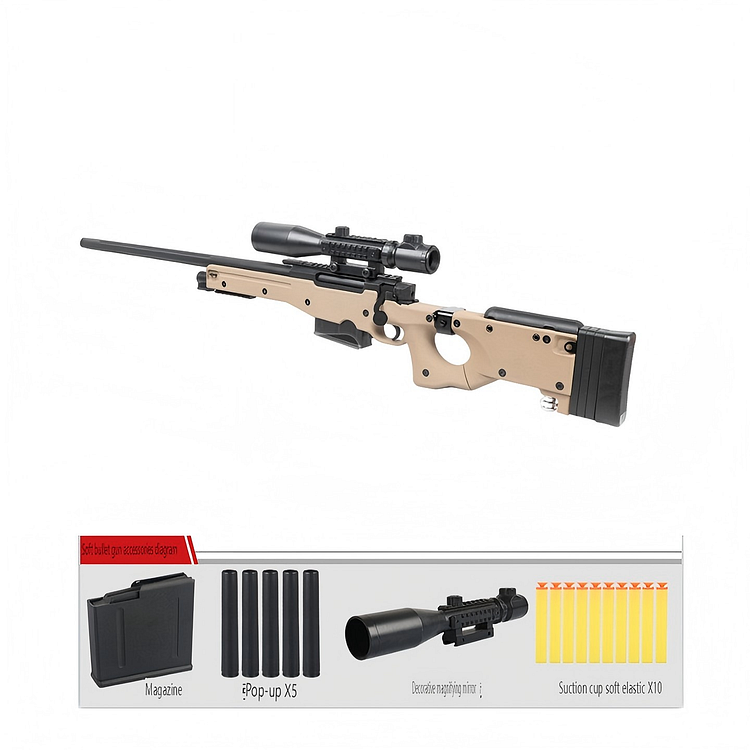 JY AWM Ejection Sniper Rifle Toy Gun | JieYing Collectible