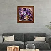 (US Local)Paint By Numbers Kit On Canvas DIY Oil Art Phalaenopsis Picture Decor40x40cm