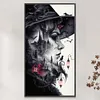 Witch Castle Scenery Silhouette-11CT Stamped Cross Stitch 40*70cm/15.75*27.56in(Big Size)