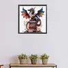 【Limited Stock Sale】Flying Dragon In Book-Paint by Numbers Acrylic Paintingg 40*40CM(Watercolor)