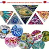 (US Local)Bucket Calf Diamond Painting Shopping Bag Diamond Art Shoulder Bag Commuting Bag Kits
